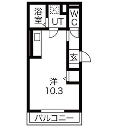 AMNOS今池A棟の物件間取画像